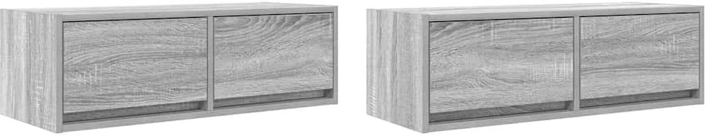 TV staliukas Televizoriaus spintelės, 2vnt., 80x31x25,5 cm, mediena
