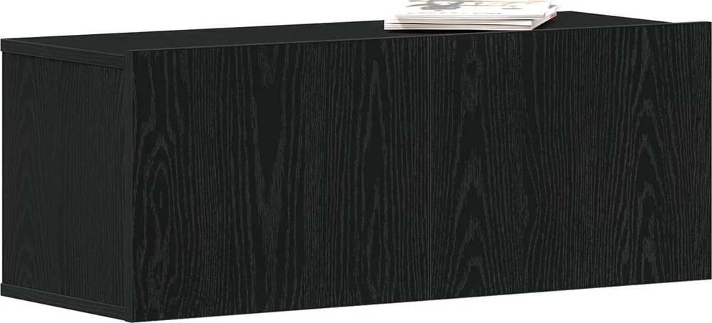 TV staliukas Televizoriaus spintelė 80 x 30 x 30 cm Juodas ąžuolas