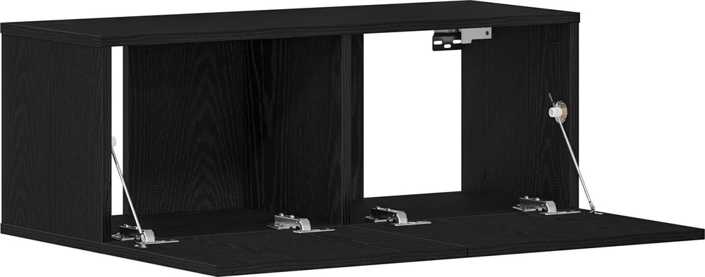 TV staliukas Televizoriaus spintelė 80 x 30 x 30 cm Juodas ąžuolas