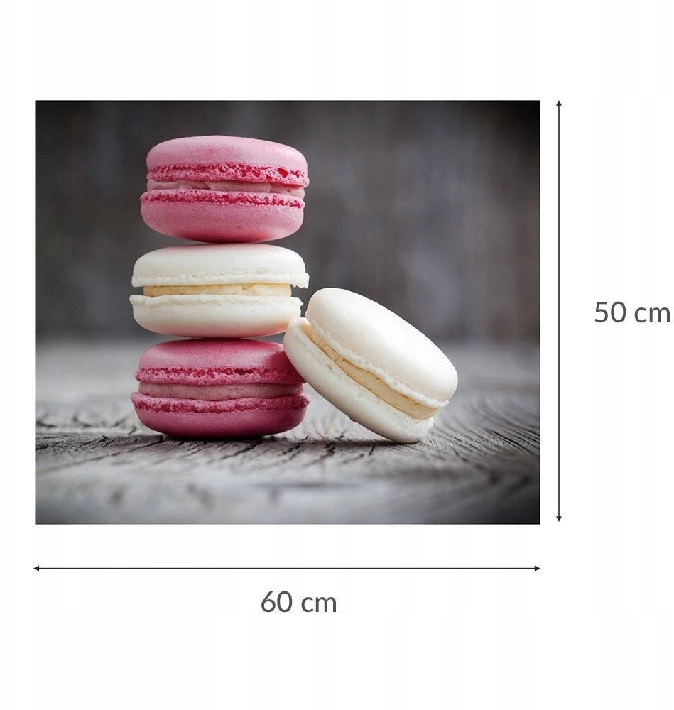 Stiklinė sienos apsauga MACARONS - 50 x 60 cm, WENKO