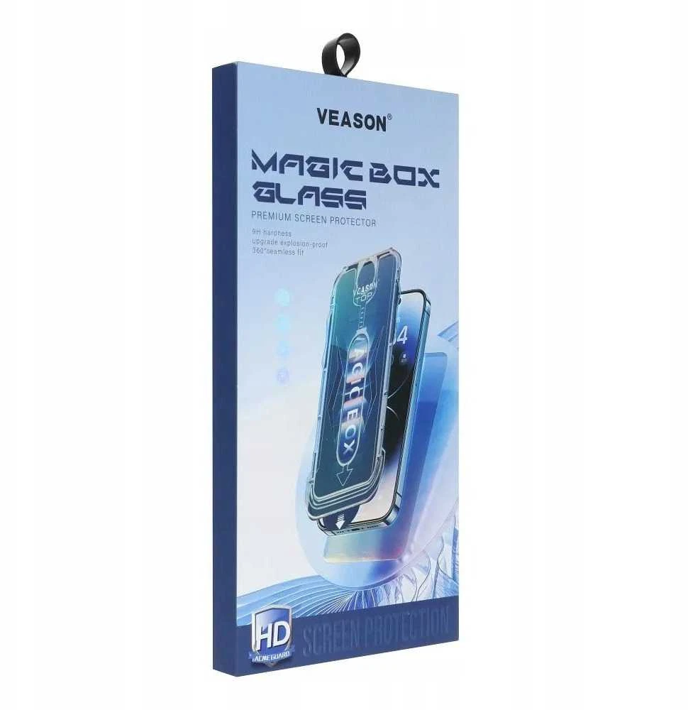 6D Veason Pro Easy-Install Glass + Applicator - for Iphone XR / 11 juodas