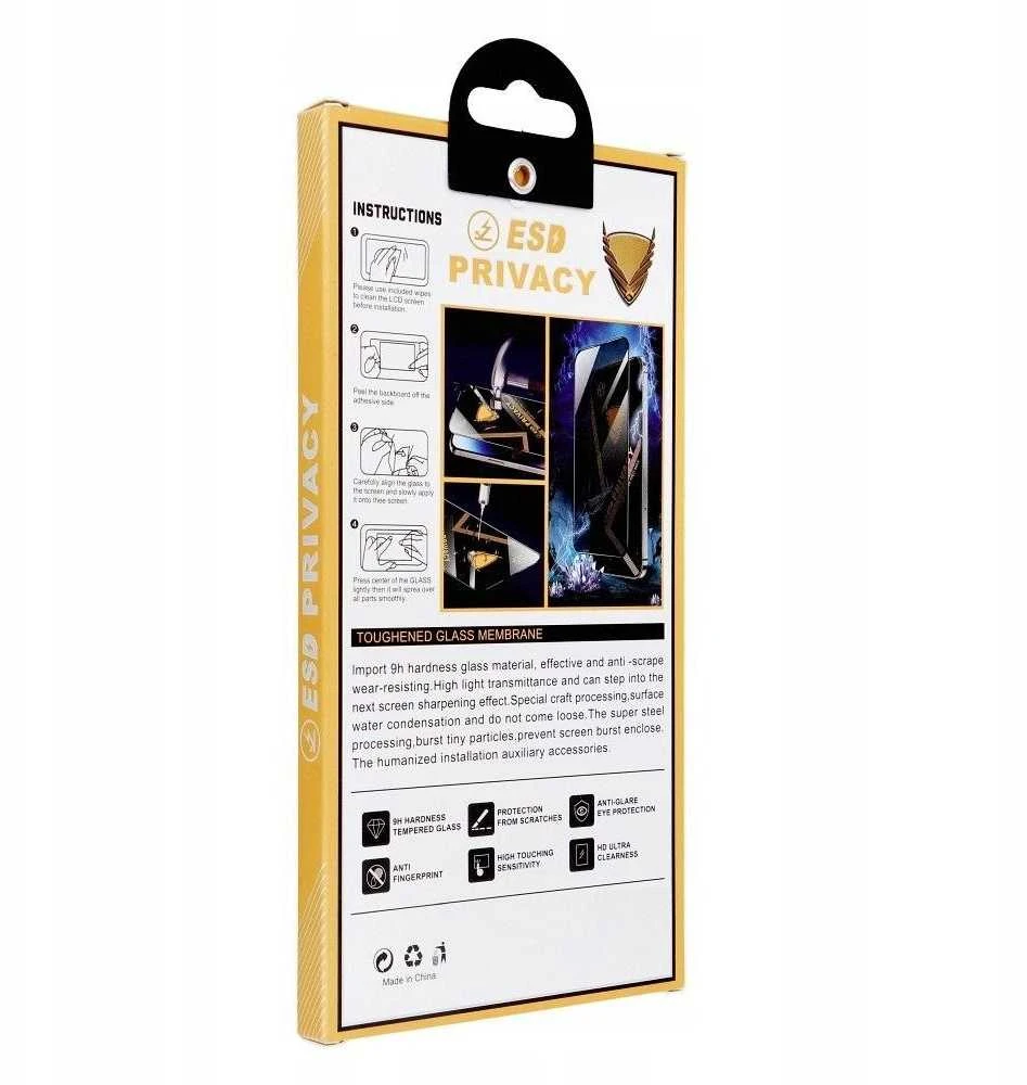 OG Premium Privacy Glass - skirtas Xiaomi Redmi Note 13 5G / Redmi Note 13 Pro 4G juodas