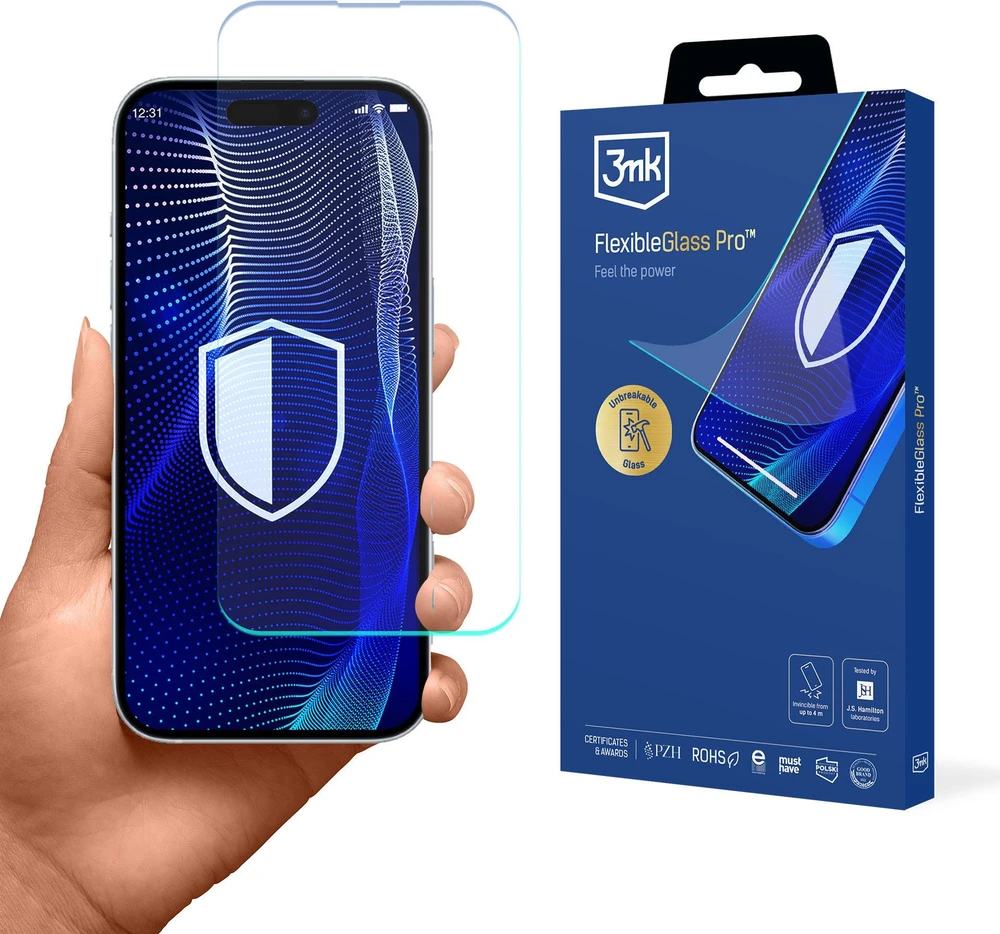 3Mk Protection 3mk FlexibleGlass Pro v2.0 hibridinis stiklas, skirtas iPhone 17 Air
