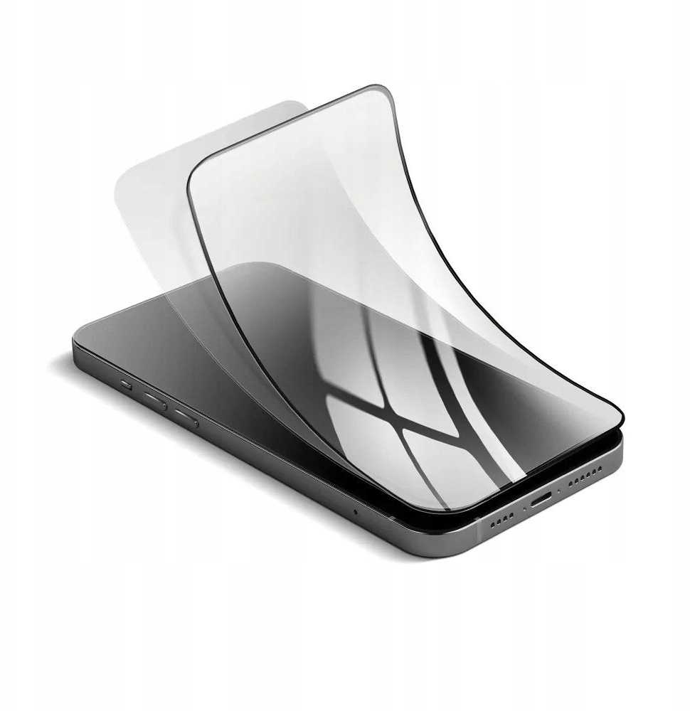 ForCell Hibridinis stiklas, skirtas Samsung A12, Forcell Flexible 5D, juoda