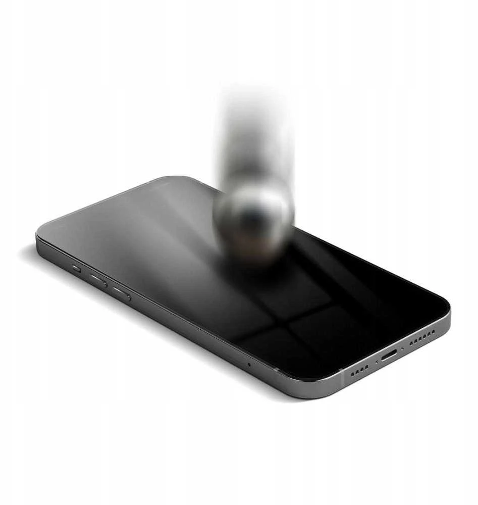 Hibridinis stiklas iPhone 16 PLUS Forcell Flexible 5D juodas