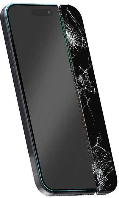„Crong Nano Glass“ – nedūžtantis hibridinis „Apple iPhone 16 Pro“ stiklas