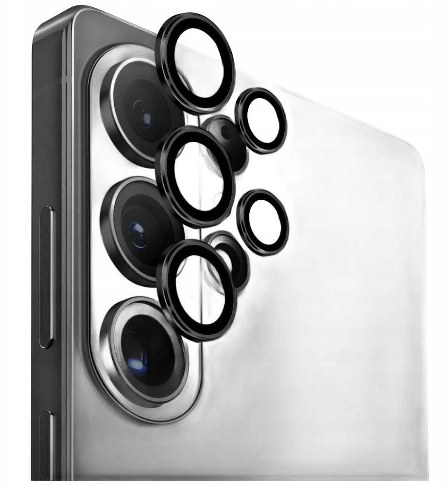 Glass skirtas Camera UNIQ Optix Aliuminio Camera Lens skirtas Samsung Galaxy S26 Ultra juodas