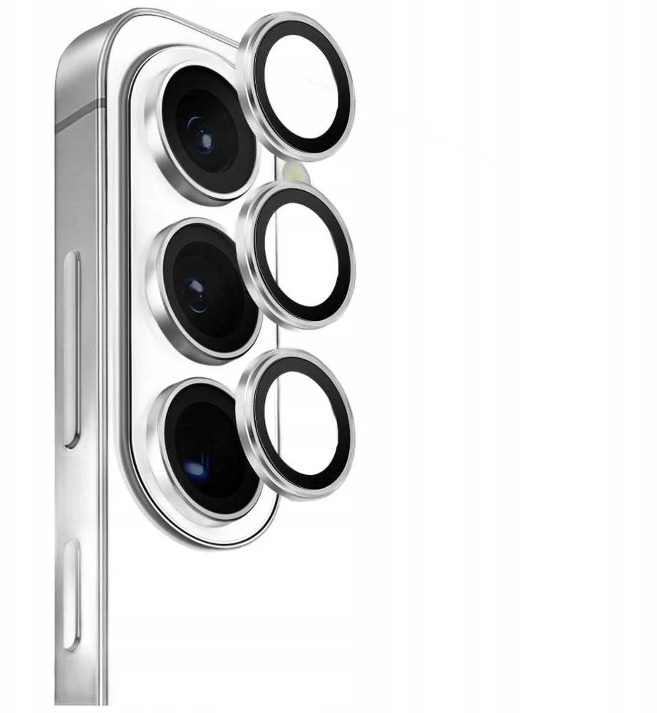 Glass skirtas Camera UNIQ Optix Aliuminio Camera Lens skirtas Samsung Galaxy S26 / S26 Plus sidabrinis