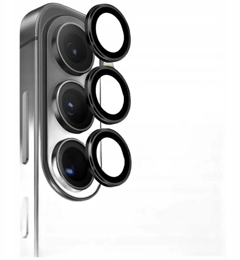 Glass skirtas Camera UNIQ Optix Aliuminio Camera Lens skirtas Samsung Galaxy S26 / 26 Plus juodas