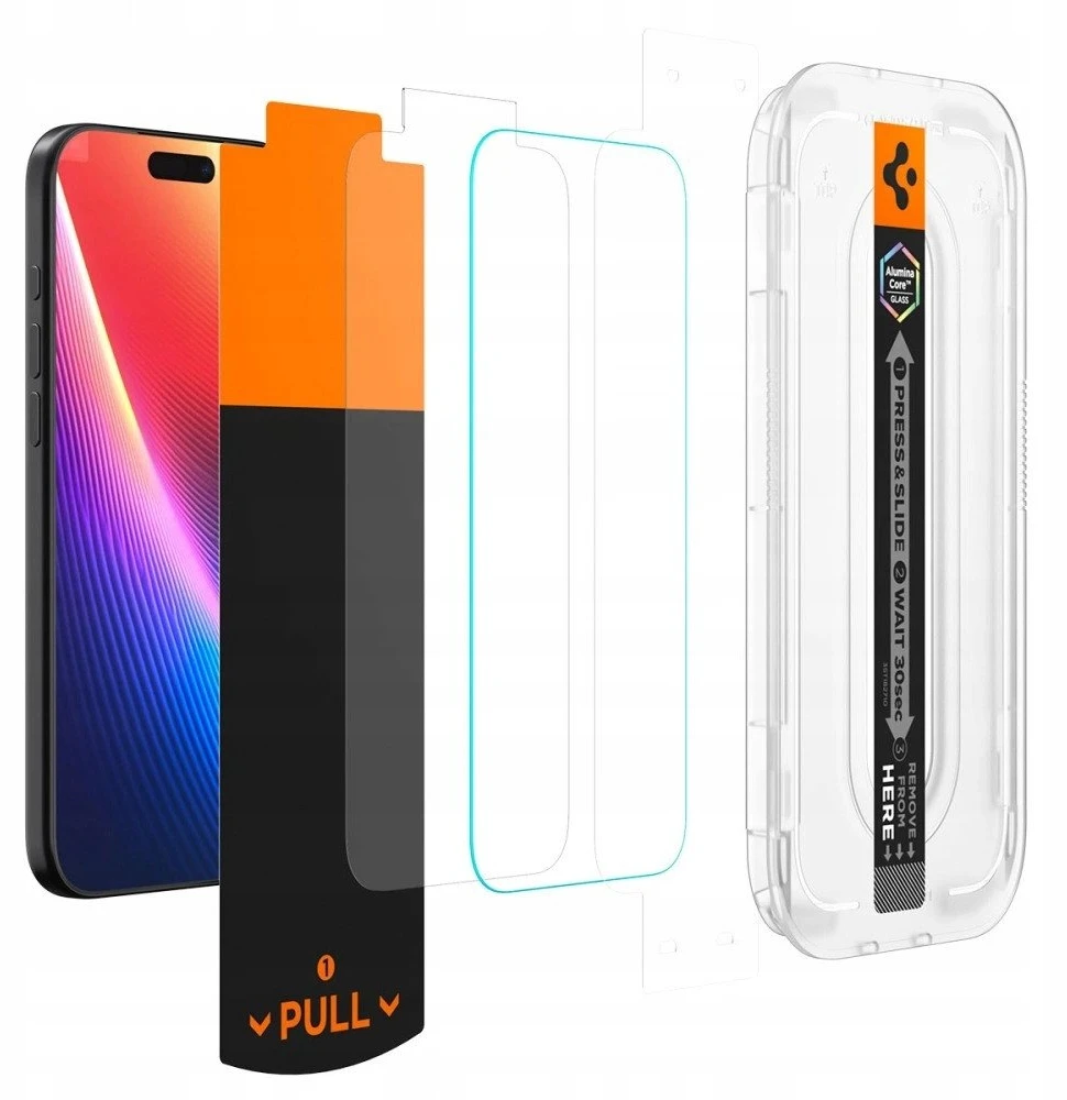 „Spigen Glas.TR EZ Fit“ privatumo stiklas, skirtas „iPhone 17 Air“