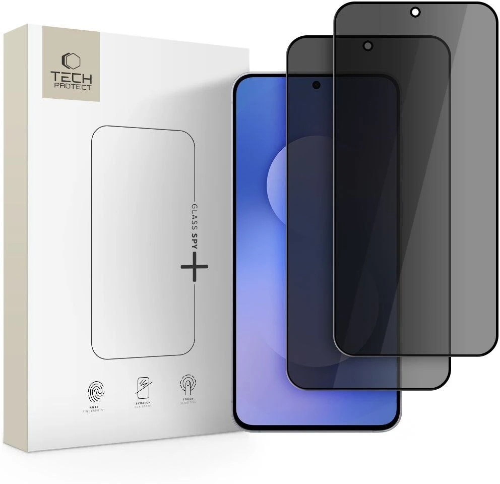 Tech-Protect Apsauginis stiklas SPY+ 2-pack Samsung Galaxy A37 / A57 5G / S25 FE PRIVACY