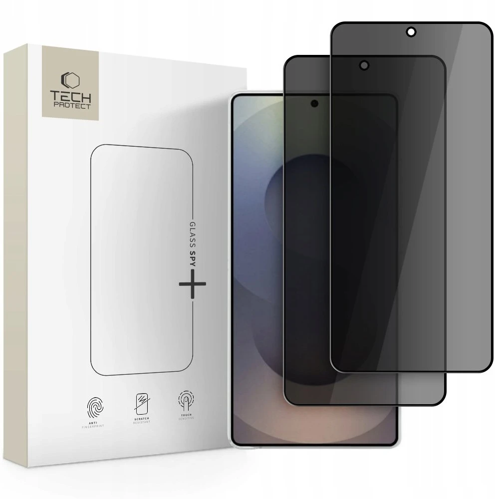 Tech-Protect Apsauginis stiklas SPY+ 2-pack Samsung Galaxy S26 Ultra su privatumo filtru