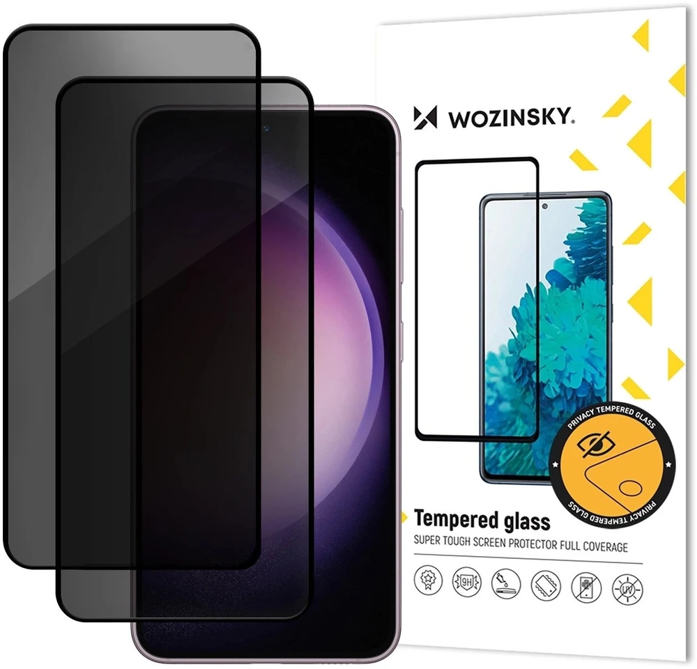 Wozinsky Privacy Glass skirtas Samsung Galaxy S25 FE – 2 vnt.