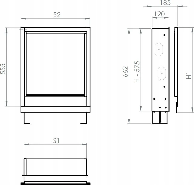 SZPMS-4 ĮPLAUJAMASIS SPINTAS SU PAGRINDINIU IR VALDYMO ERDVĖMIS 10 GRANDINIŲ P X A X G 752X730(IŠORINĖ) 710X730(VIDINĖ)