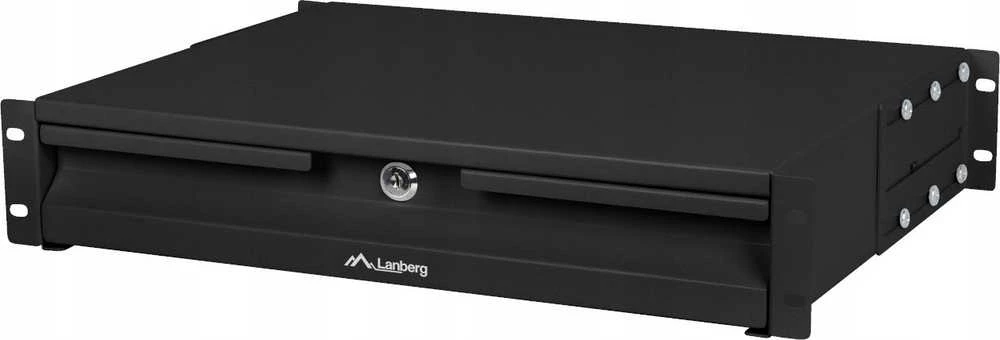 Lanberg stalčius 19" 2U 360mm juoda spintelėms