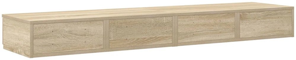 Lovos stalčiai Sonoma ąžuolas 160 x 36,5 x 16,5 cm