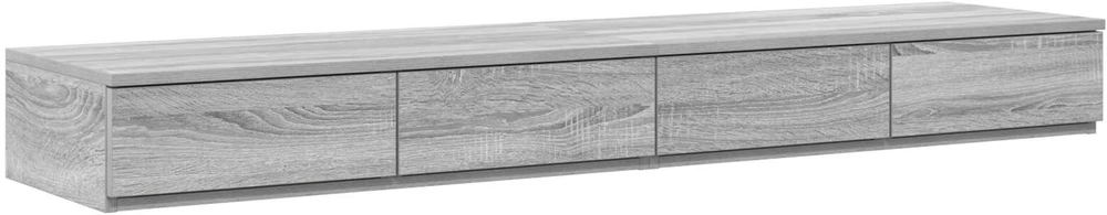 Lovos stalčiai Pilkas Sonoma 150 x 36,5 x 16,5 cm