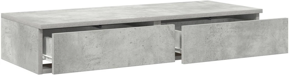 Lovos stalčiai Betono pilka 75 x 36,5 x 16,5 cm