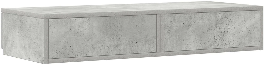 Lovos stalčiai Betono pilka 75 x 36,5 x 16,5 cm