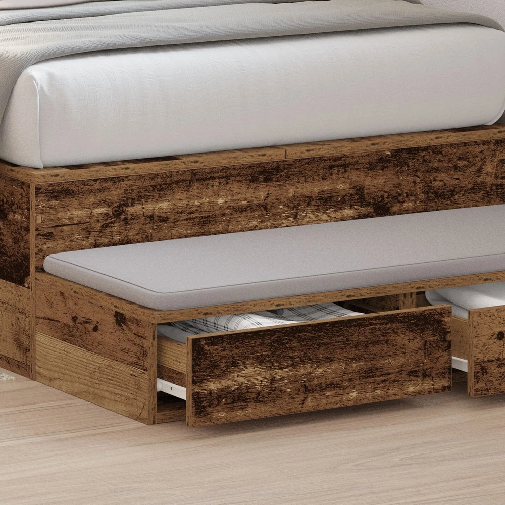 Lovos stalčiai Senas medis 80 x 36,5 x 16,5 cm Apdirbta mediena