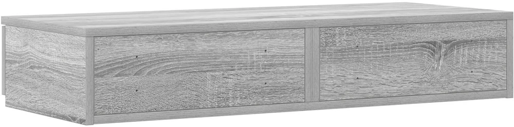 Lovos stalčiai su stalčių Pilkas Sonoma 75 x 36,5 x 16,5 cm