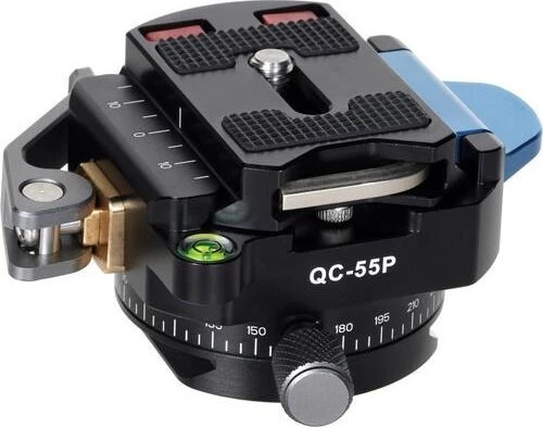 „Szybkozłączka Sirui Sirui Panorama“ greito atjungimo spaustukas su „Arca Swiss Plate QC-55P“