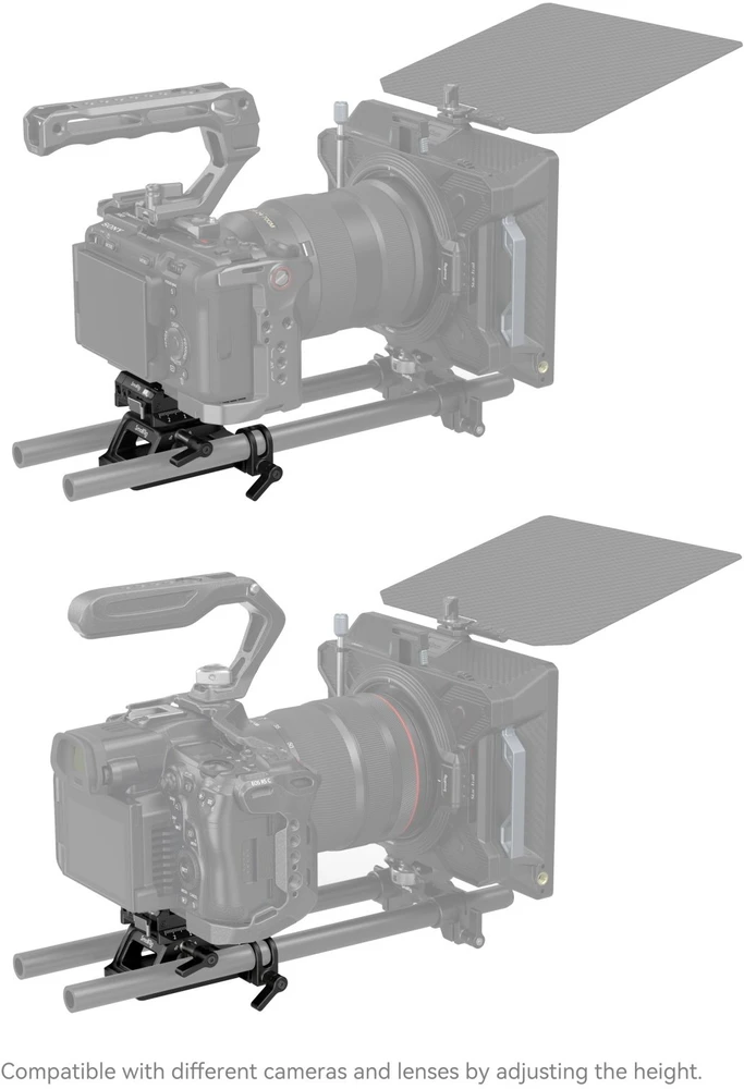 Szybkozłączka SmallRig Height adjustable Mount Plate Kit Universal ARCA & Manfrotto compatible (4233)