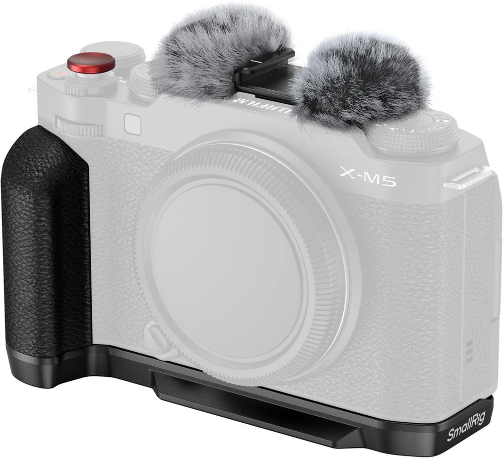 Szybkozłączka SmallRig L-Shape Mount Plate with Silicone Handle for FUJIFILM X-M5 Juodas (4876)