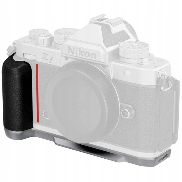 SmallRig L formos tvirtinimo plokštė su silikonine rankena Nikon Z f, sidabrinė (5706)