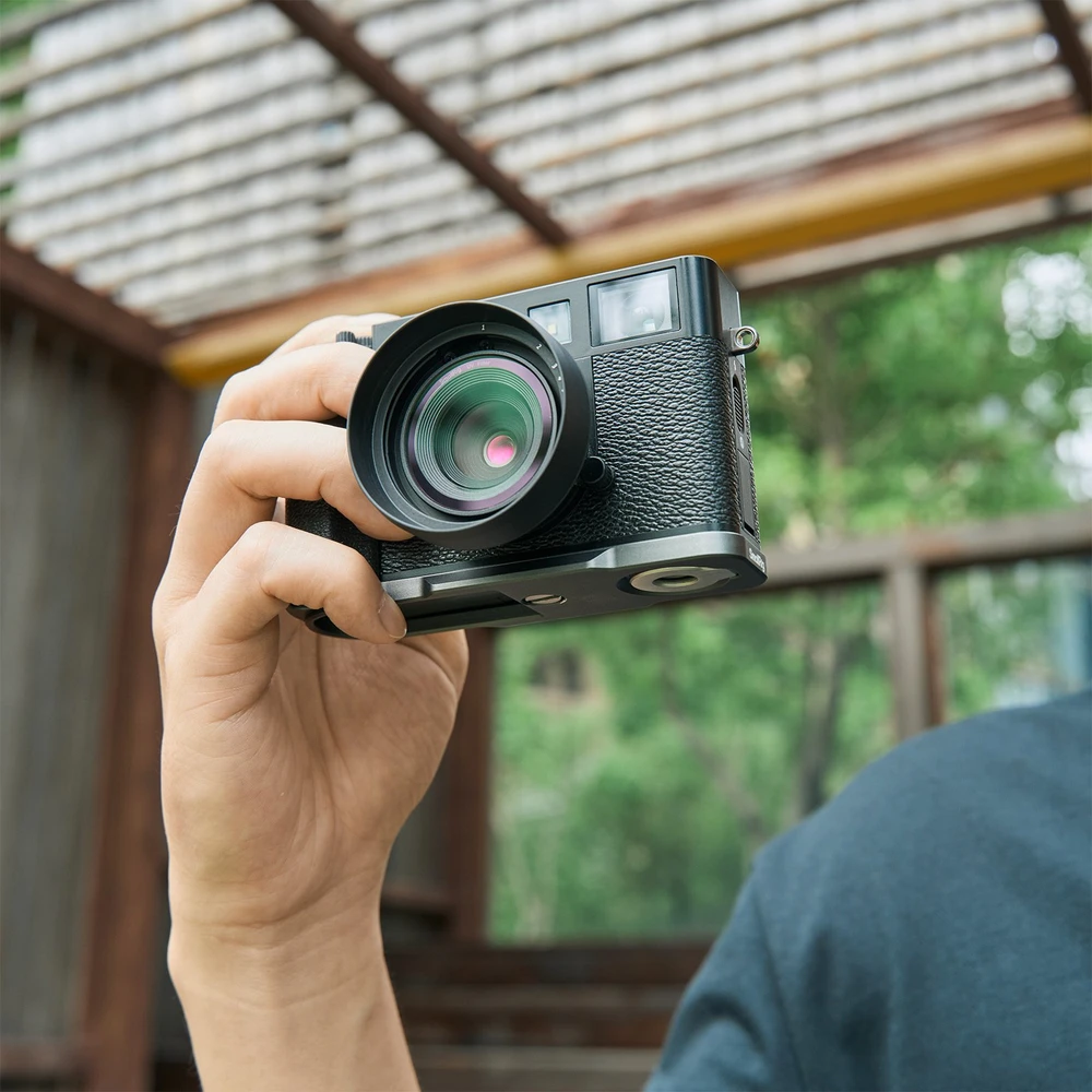 SmallRig L formos tvirtinimo plokštė su silikono rankena FUJIFILM X half Charcoal Sidabrinis (5217)