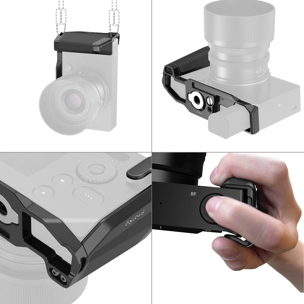 Szybkozłączka SmallRig L-Shaped Mount Plate with Handle for Sigma BF Juodas (5389)