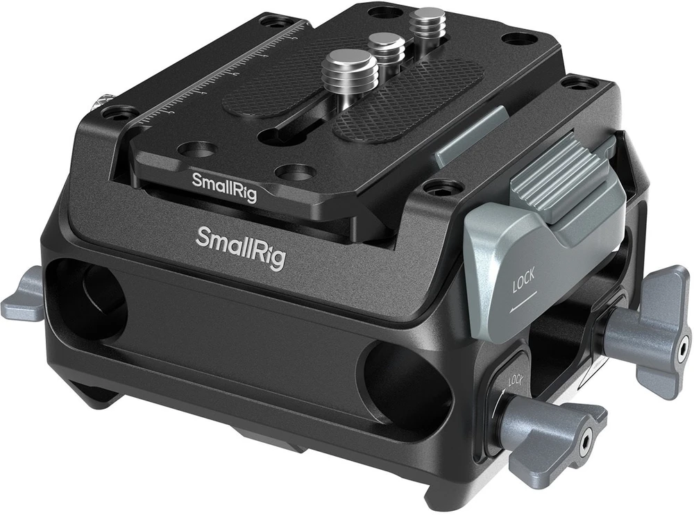 Szybkozłączka SmallRig Manfrotto-Type Mount Plate Kit with 15mm Dual Rod Clamp (5366)