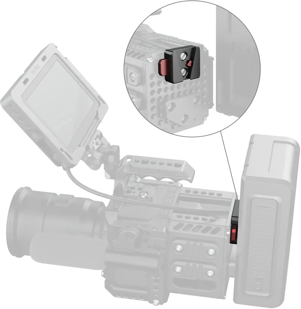SmallRig 6021 Quick Release V-Lock Mount Plate Kit