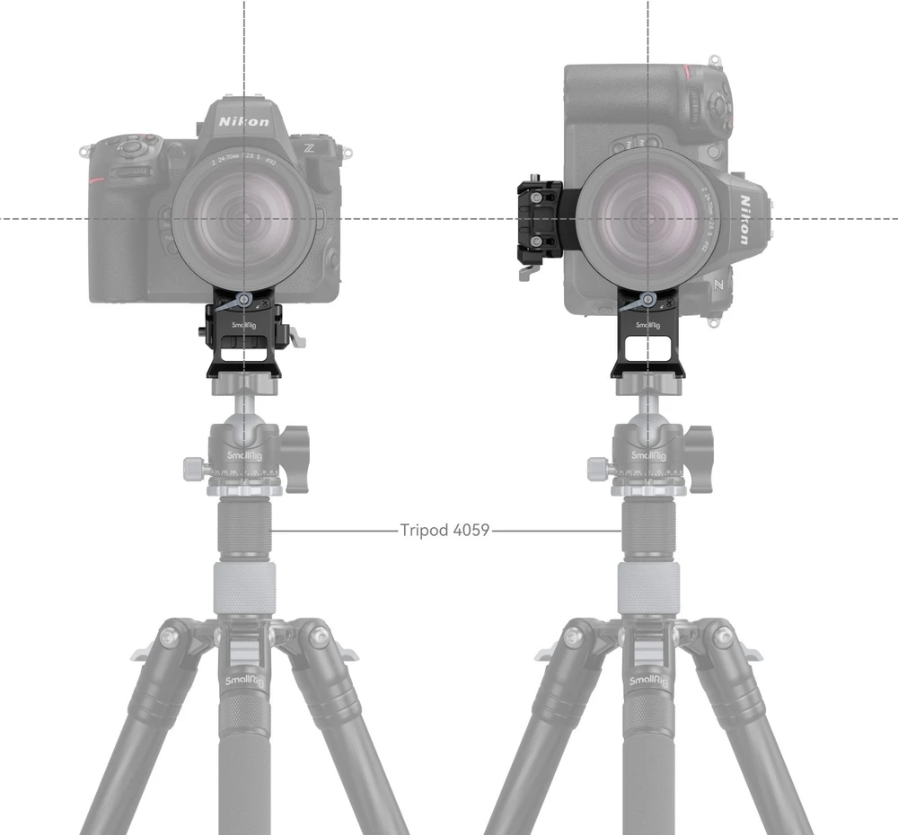 Szybkozłączka SmallRig Rotatable Horizontal-to-Vertical Mount Plate Kit for Nikon Z Cameras (4306)