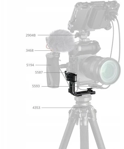 Szybkozłączka SmallRig Vertical Mount Plate for Cage with Arca-Type Plate (5594)