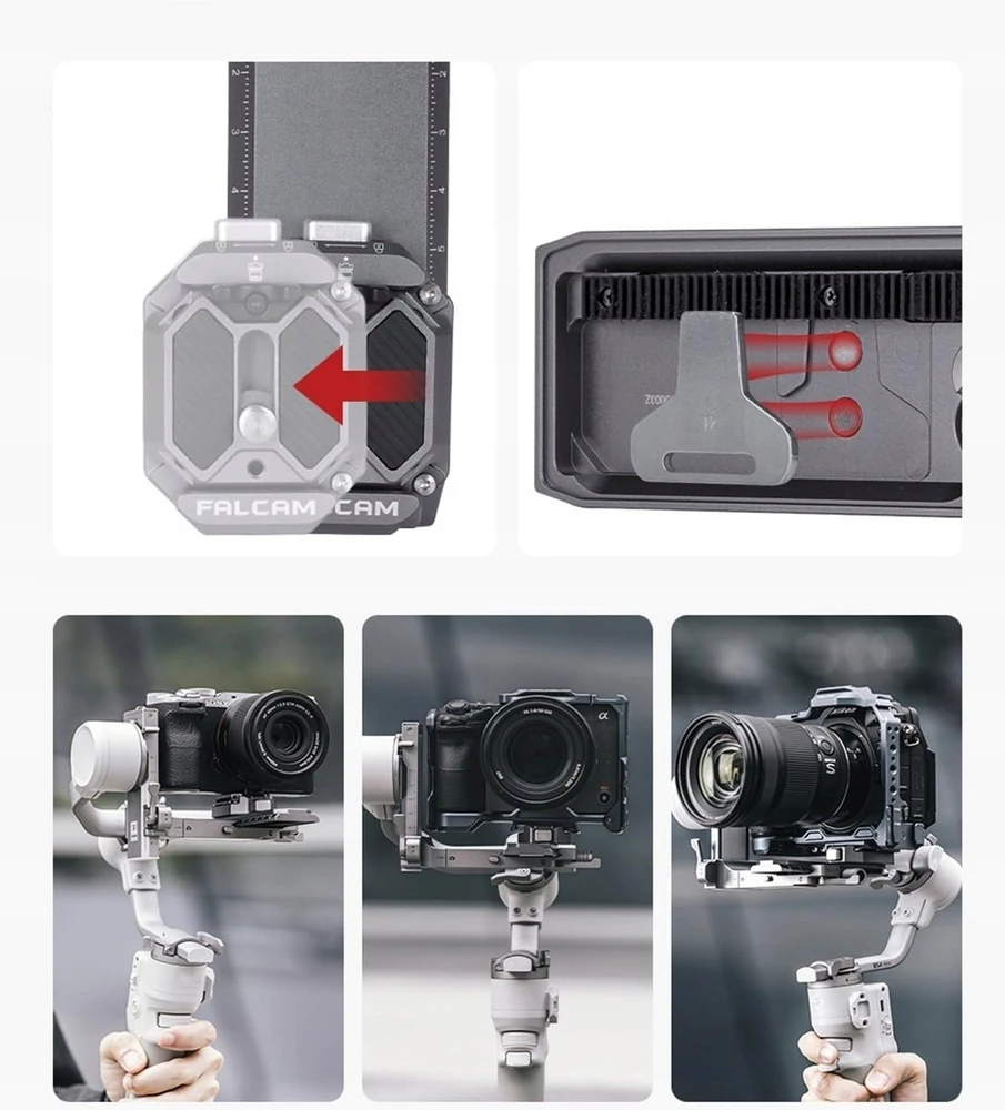 „Ulanzi Quick Release Gimbal Rail Ulanzi Falcam F38“ – „Dji Rs4 Mini Arca Sony Canon“ / F38b5201