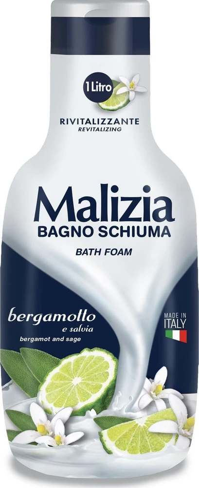 None Vonios putos MALIZIA Bergamot & Sage, 1000 ml