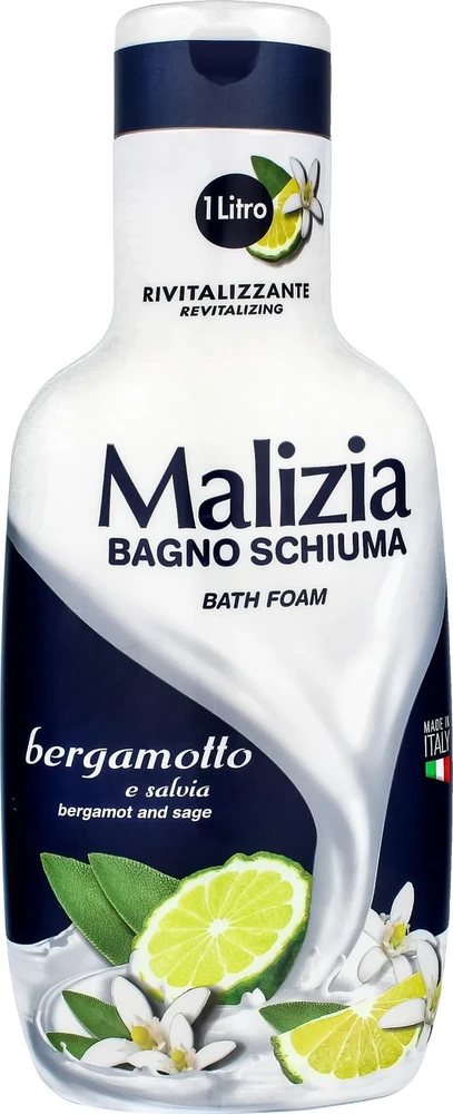None Vonios putos MALIZIA Bergamot & Sage, 1000 ml