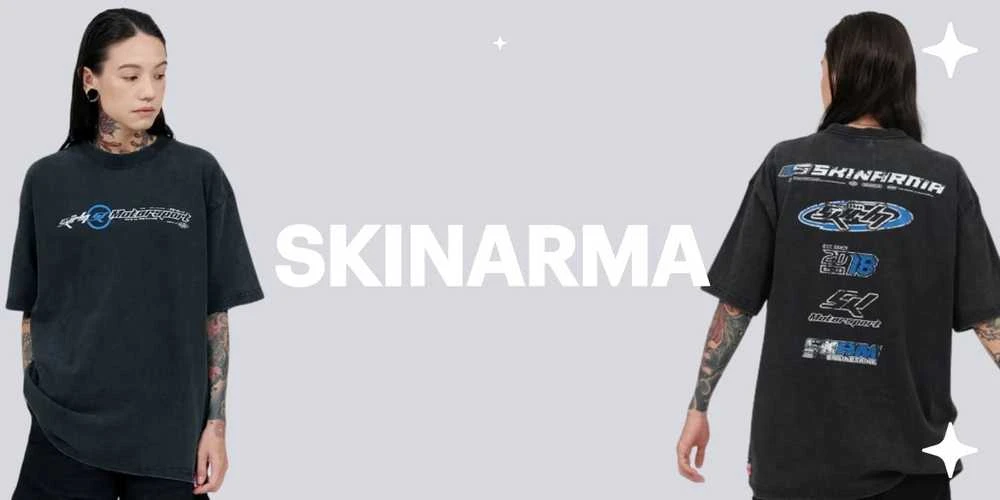 T-shirt Skinarma Asphalt L juodos spalvos