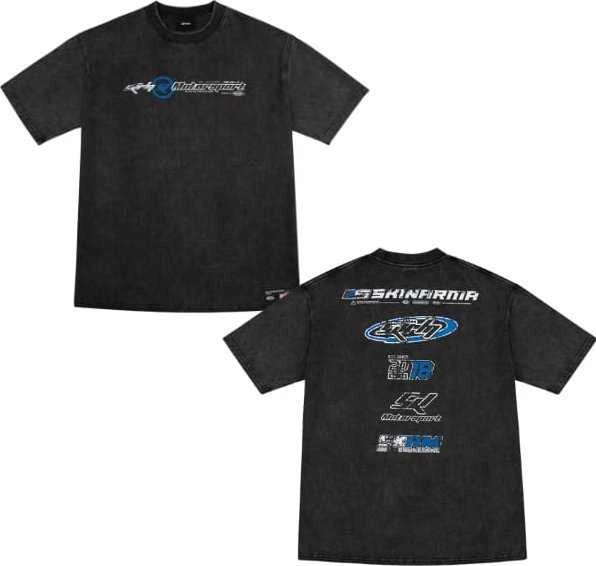 T-shirt Skinarma Asphalt L juodos spalvos