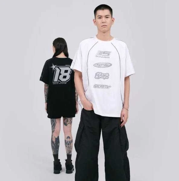 T-shirt Skinarma Delta M juodos spalvos