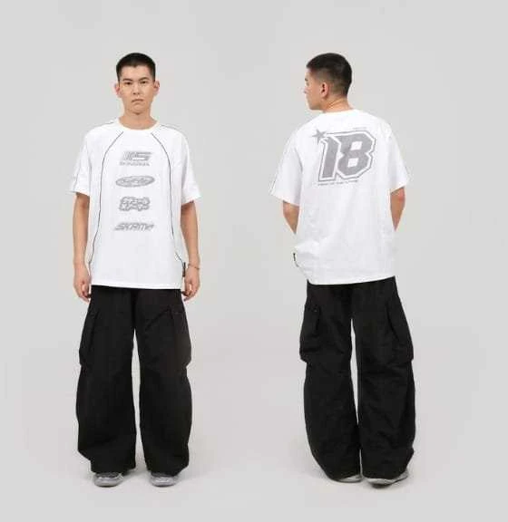 T-shirt Skinarma Delta M juodos spalvos