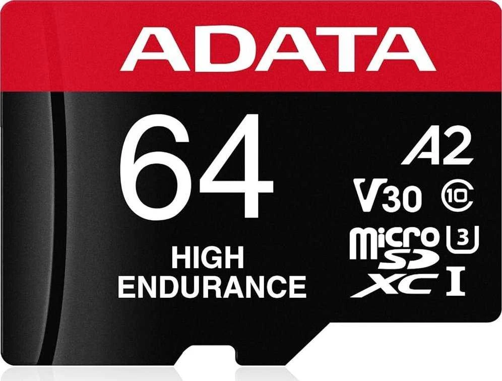 Atminties kortelė ADATA | UHS-I | 64 GB | Micro SDXC/SDHC | Flash atminties klasė 10 | Adapteris