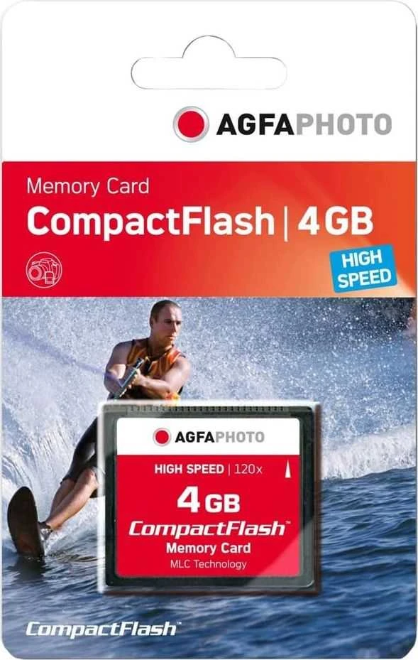 Atminties kortelė AgfaPhoto Compact Flash 4GB didelės spartos 120x MLC