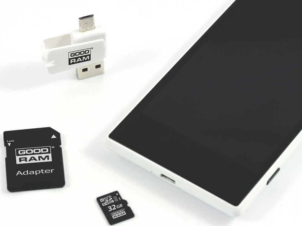 Oem 16GB 100 MB/s Micro SD atminties kortelė Goodram - OTG adapteris