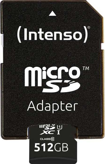 Atminties kortelė Intenso Micro SDXC UHS-I 512GB 3423493