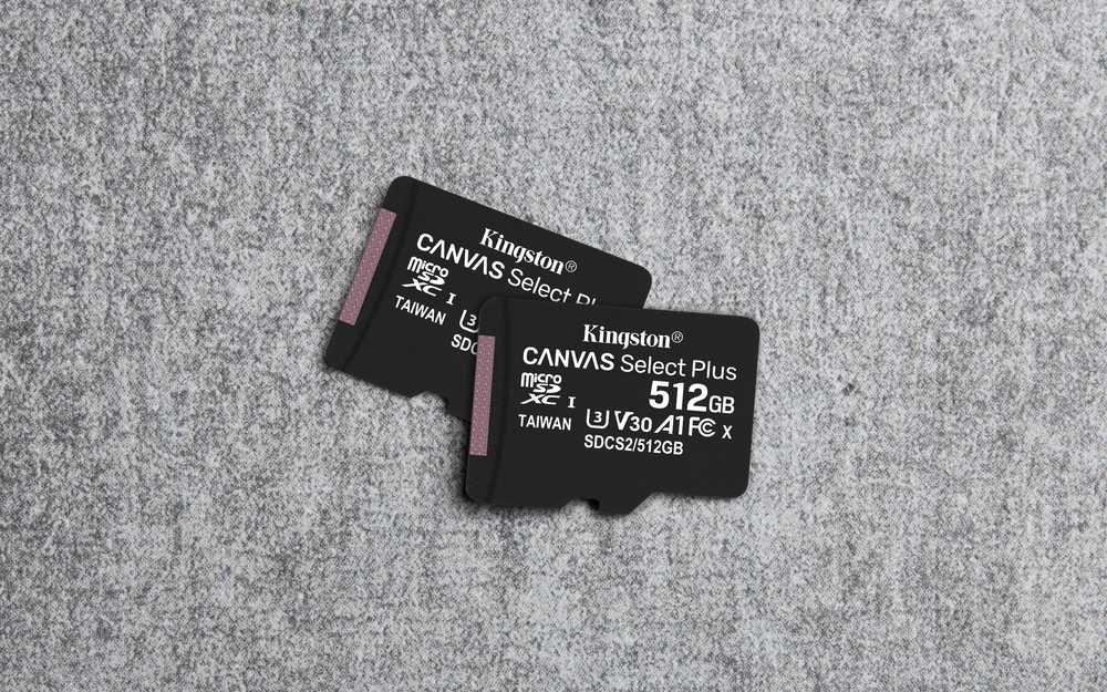 Atminties kortelė Kingston Canvas Select Plus MicroSDXC, 64 GB