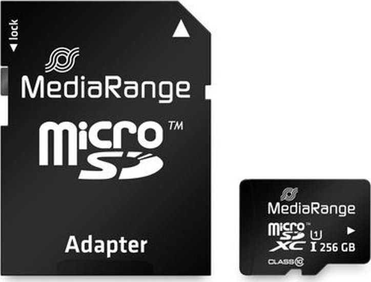 Atminties kortelė „Tab MediaRange“ atmintis „Micro SDXC 256GB UHS-1 / W / MR946“ MEDIENA