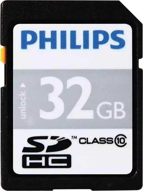 Atminties kortelė „Philips“ SDHC kortelė 32 GB, 10 klasės UHS-I U1