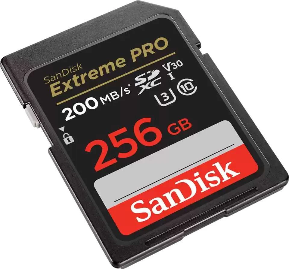 Atminties kortelė SanDisk Extreme PRO SDXC UHS-I, 256GB
